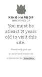Mobile Screenshot of kingharborbrewing.com